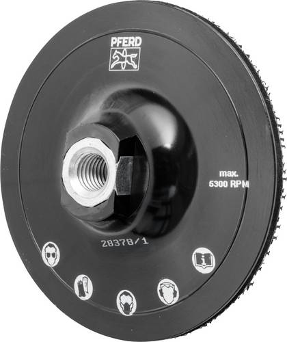 Pferd - 42711154 POLIVLIES-Klettrondenhalter pvkrh 115 M14 Durchmesser 115 mm 1 St