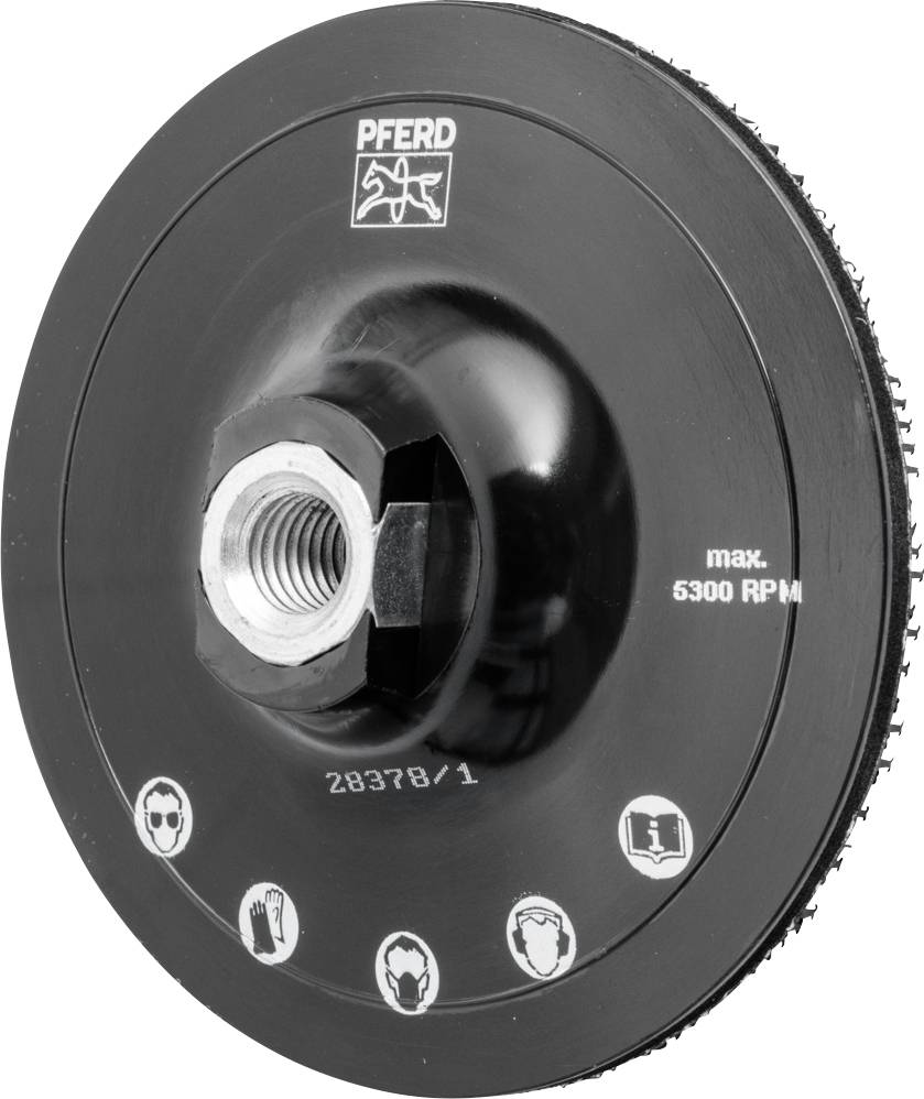 PFERD 42711154 POLIVLIES-Klettrondenhalter PVKRH 115 M14 Durchmesser 115 mm 1 St.