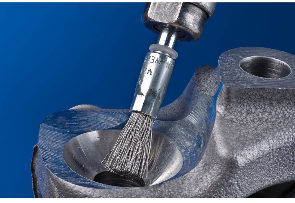 PFERD TOOLS Pinselbürste mit Schaft, ungezopft PBU 1010/6 ST 0,20 Pbu 43204005 10St.