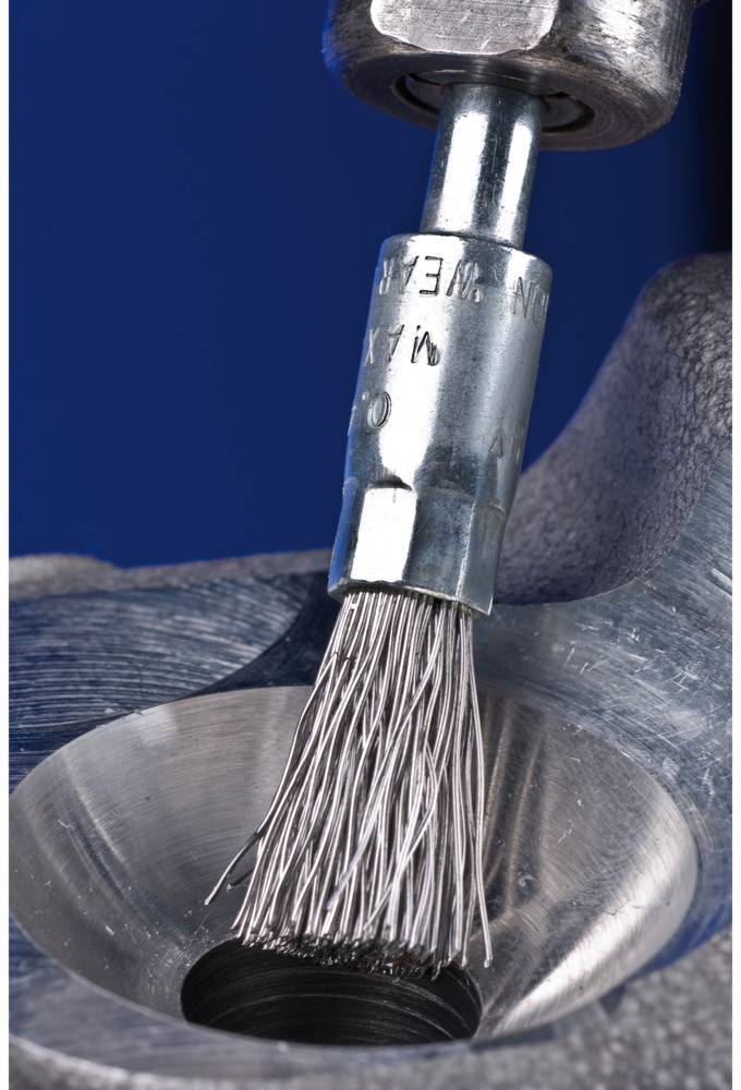 PFERD TOOLS Pinselbürste mit Schaft, ungezopft PBU 1010/6 ST 0,20 Pbu 43204005 10St.