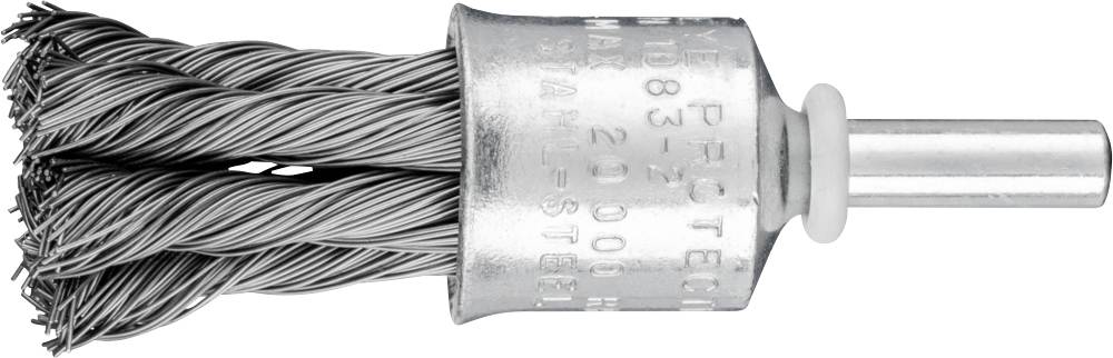 PFERD TOOLS Pinselbürste mit Schaft, gezopft PBG 1919/6 ST 0,35 Pbg 43207001 10St.