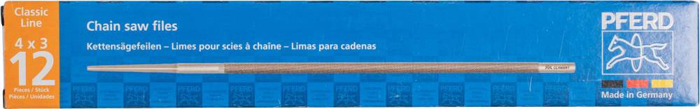 PFERD 11016203 Kettensägefeilen Rund ø 4,0mm Classic Line Länge 200mm 6St.