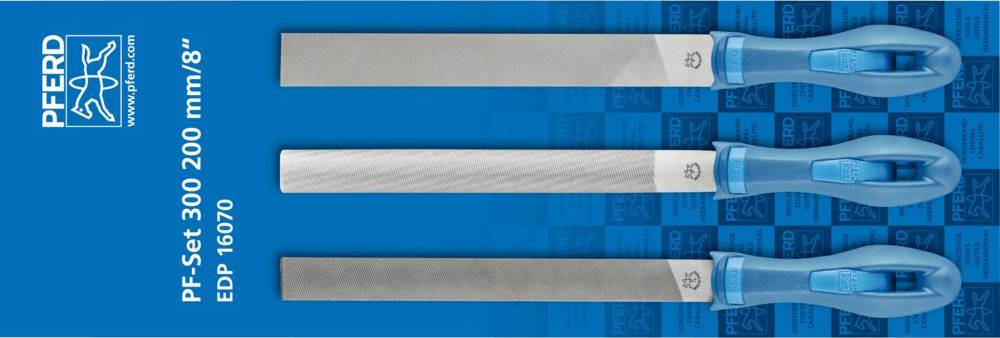 PFERD TOOLS 11202300 Feilenset, inkl. Feilenheft, in schützendem Umkarton Länge 200mm 1St.