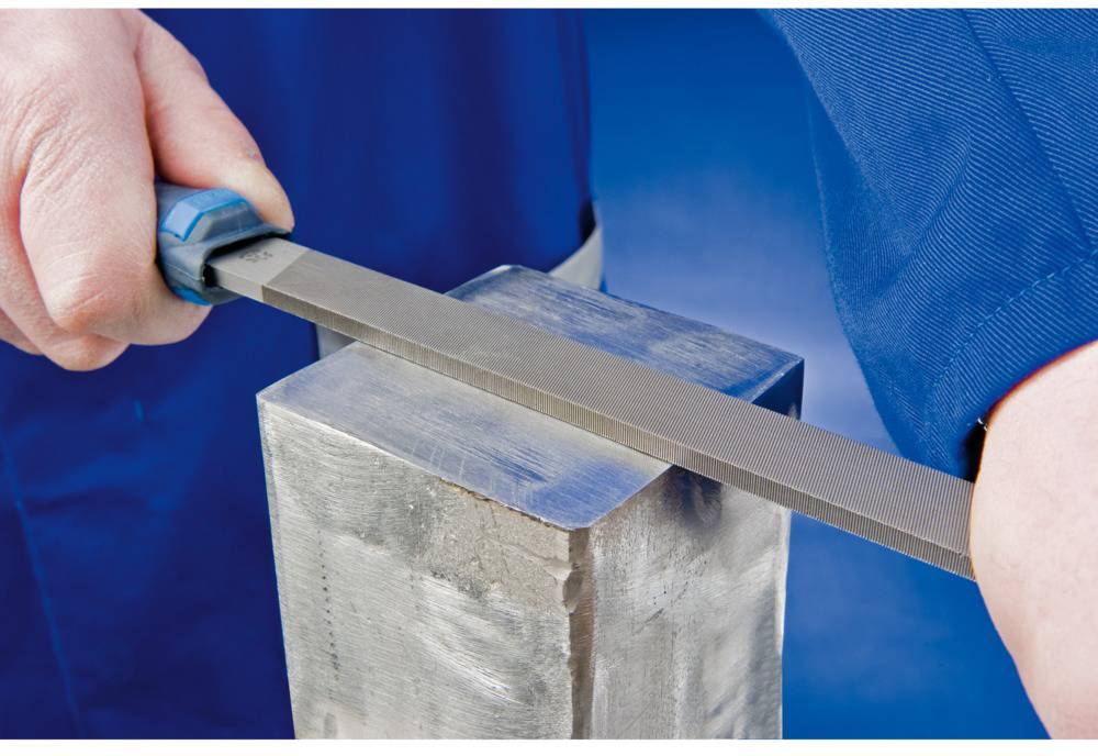 PFERD TOOLS 11210207 Werkstattfeile Flachstumpf Hieb 2 inkl. Ergonomie-Feilenheft Länge 200mm 1St.