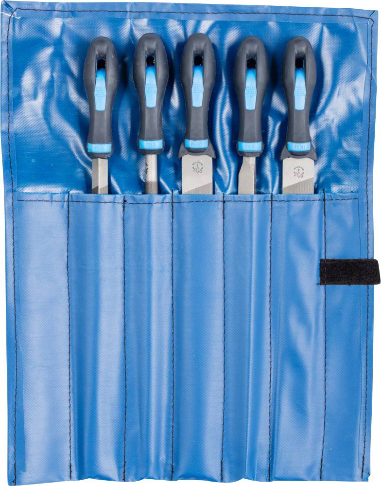 PFERD TOOLS 11800552 Werkstattfeilen-Set Hieb 2 in PVC-Rolltasche Länge 300mm 1St.