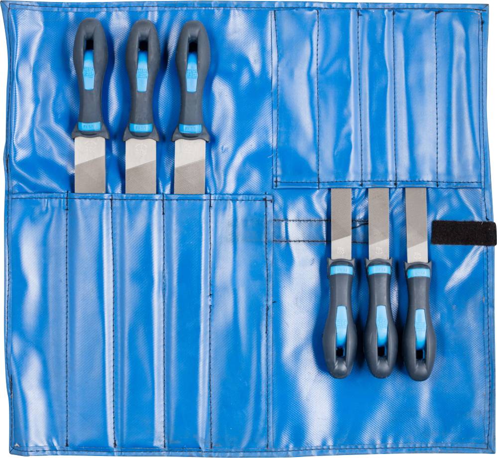 PFERD TOOLS 11800555 Werkstattfeilen-Set verschiedene Hiebe in PVC-Rolltasche Länge 300 mm 1 St.