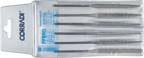 PFERD 12332144 CORRADI Nadelraspel-Set Schweizer Hieb 2 Länge 140mm 1St.
