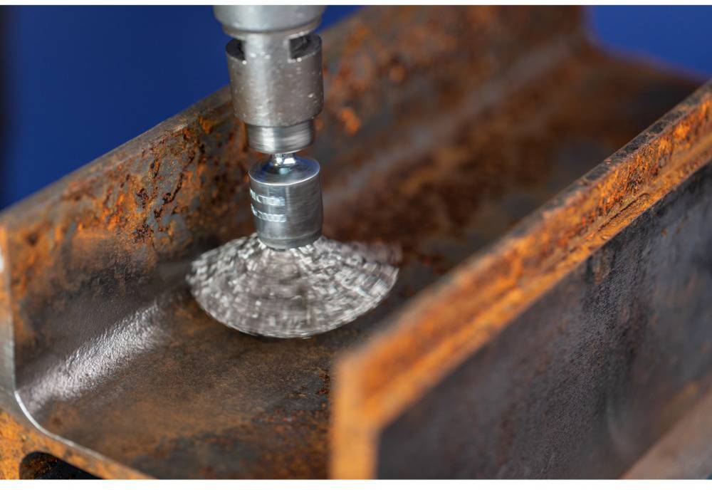 PFERD TOOLS Pinselbürste mit Schaft, ungezopft PBU 2022/6 ST 0,20 Pbu 43202005 10St.