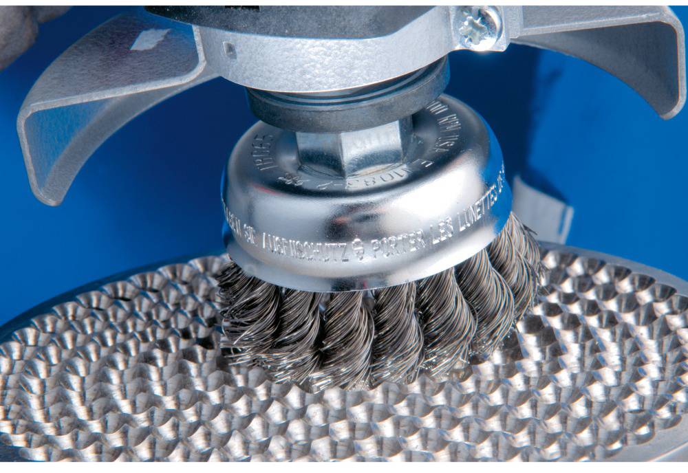 PFERD TOOLS Topfbürste mit Gewinde, gezopft POS TBG 65/M14 ST 0,35 Tbg 43305002 1St.