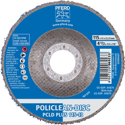 PFERD 44692716 POLICLEAN-PLUS-Disc PCLD PLUS 115-13 115 mm 5 St.