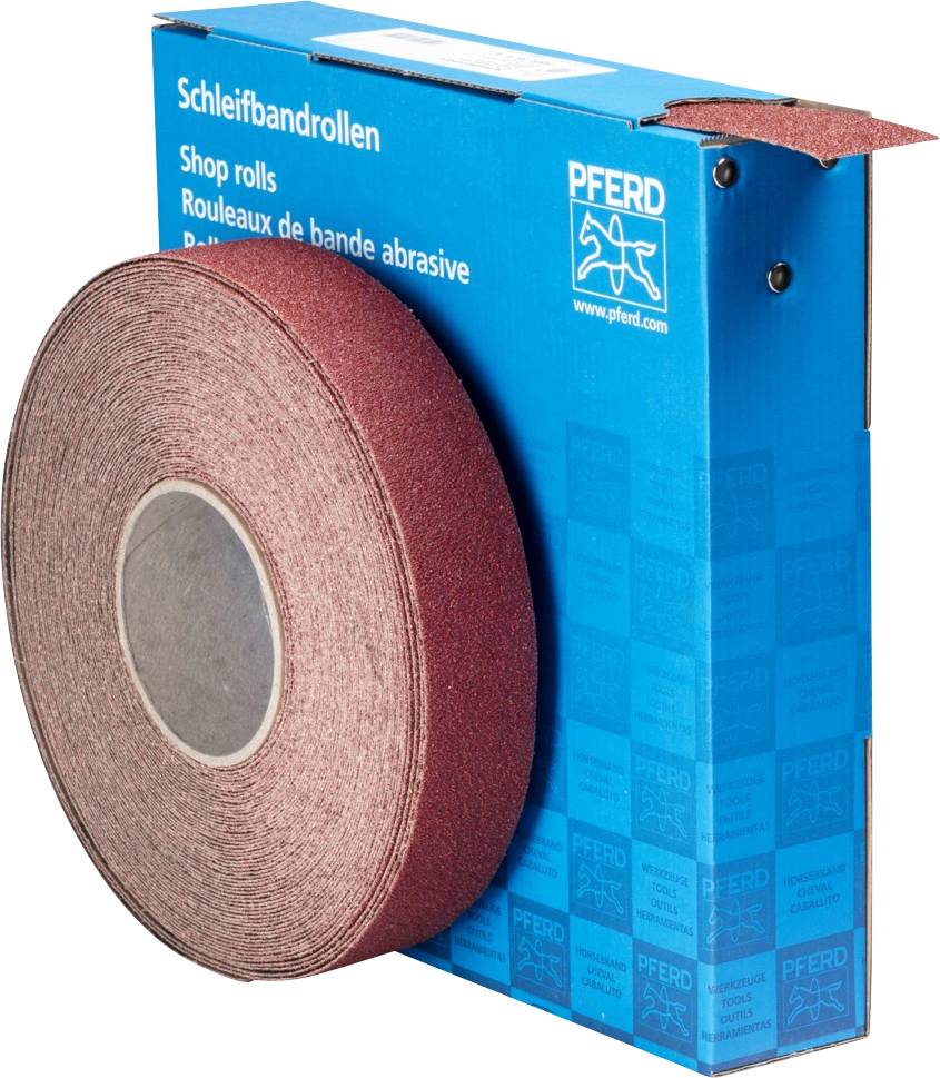 PFERD TOOLS 45016404 Schleifpapierrolle Körnung (num) 40 (L x B) 25 m x 38 mm 25 m