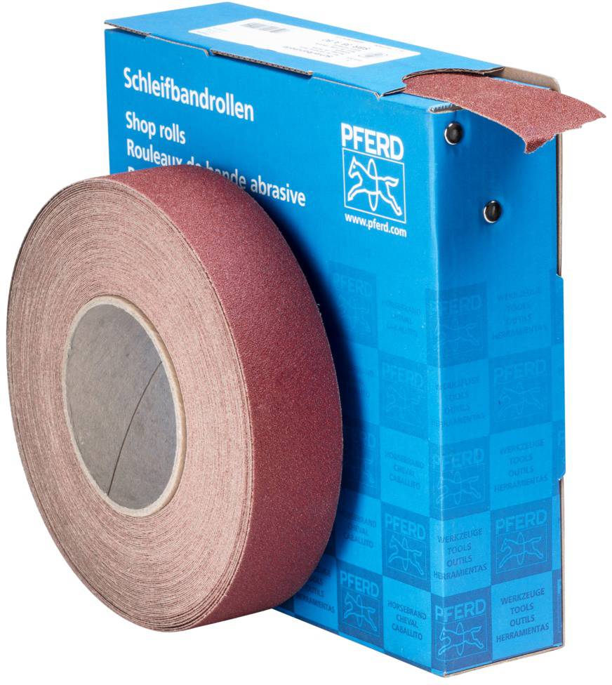 PFERD TOOLS 45016408 Schleifpapierrolle Körnung (num) 80 (L x B) 25 m x 38 mm 25 m