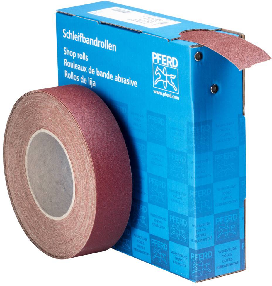 PFERD TOOLS 45016412 Schleifpapierrolle Körnung (num) 120 (L x B) 25 m x 38 mm 25 m