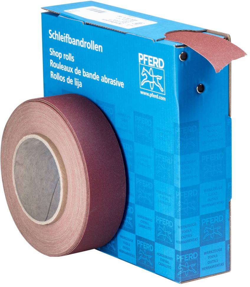 PFERD TOOLS 45016418 Schleifpapierrolle Körnung (num) 180 (L x B) 25 m x 38 mm 25 m