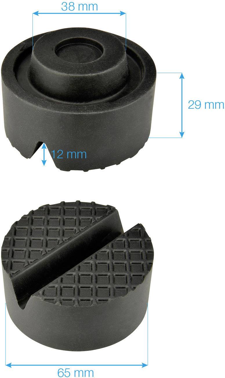 cartrend Wagenheber-Gummiauflage 0.7 t