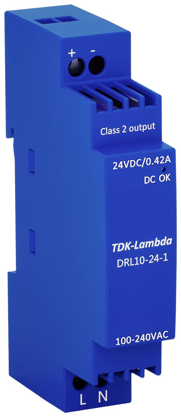TDK-Lambda DRL10-24-1 Hutschienen-Netzteil (DIN-Rail) 24 V 0.42 A 10 W Inhalt 1 St.