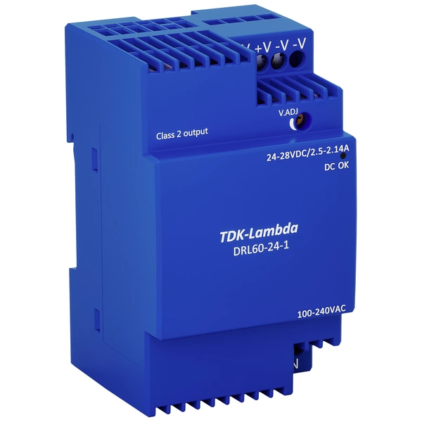 TDK-Lambda DRL60-24-1 Hutschienen-Netzteil (DIN-Rail) 24 V 2.5 A 60 W Inhalt 1 St. TDK-Lambda DRL60-24-1 Hutschienen-Netzteil (DIN-Rail) 24 V 2.5 A 60 W Inhalt 1 St.