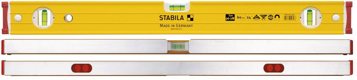 Stabila Type 96-2M 15855 Leichtmetall-Wasserwaage mit Magnet 100cm