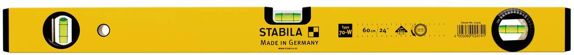 Stabila Type 70 W 2472 Leichtmetall-Wasserwaage 40 cm