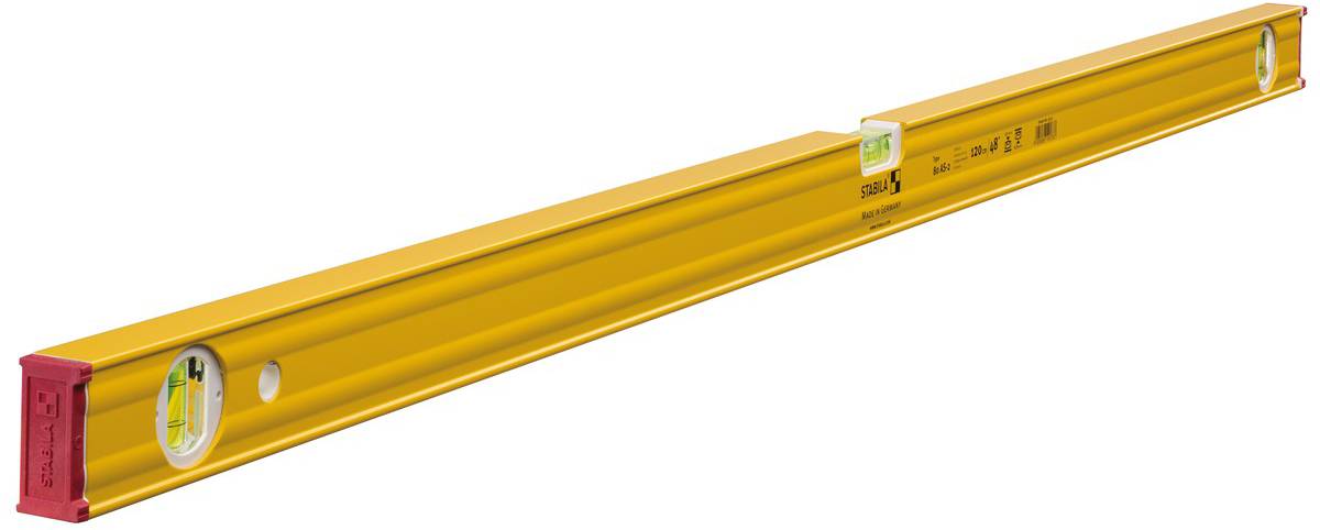 Stabila Type 80 AS-2 19173 Leichtmetall-Wasserwaage 120cm