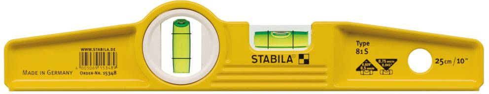 Stabila Type 81 S Torpedo 2500 Torpedo-Wasserwaage 25cm
