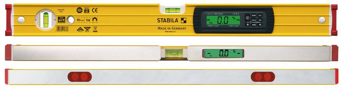 Stabila TECH 196M electronic IP 65 17677 Digitale Wasserwaage mit Magnet 61cm