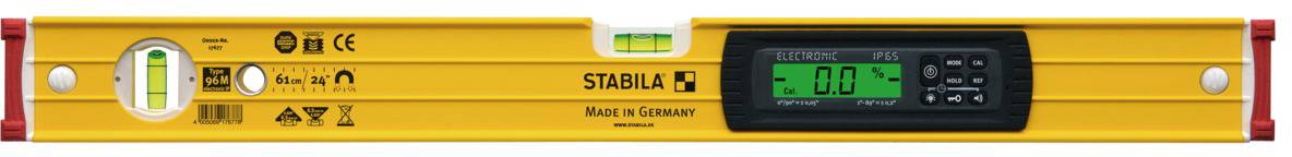 Stabila TECH 196M electronic IP 65 17677 Digitale Wasserwaage mit Magnet 61cm