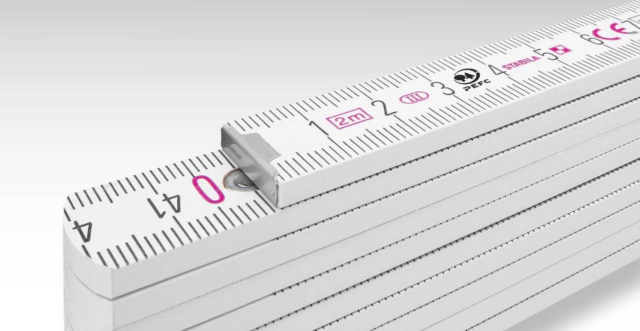 Stabila Type 1407 GEO 17927 Maßstab 2 m Buchenholz