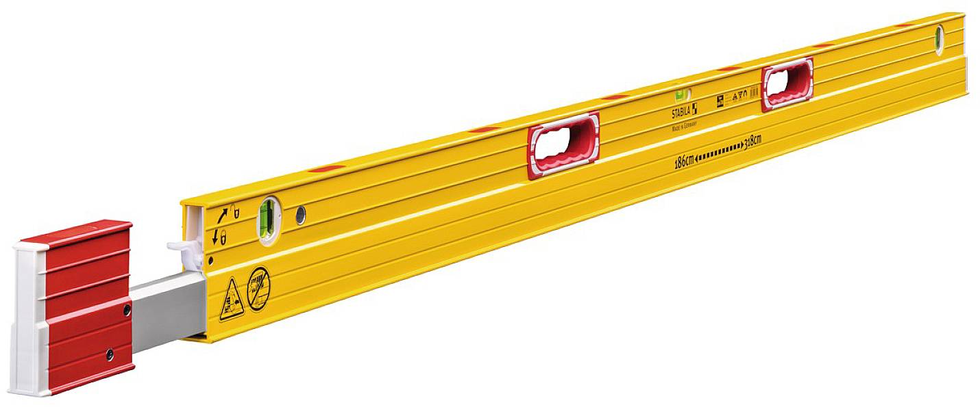 Stabila Type 106 TM 17710 Teleskop-Wasserwaage mit Magnet 318cm