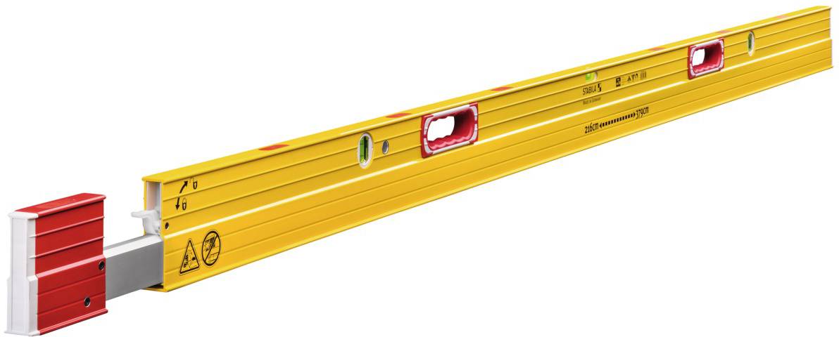 Stabila Type 106 TM 17711 Teleskop-Wasserwaage mit Magnet 379cm