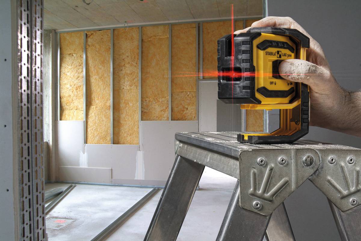 Stabila Kreuzlinien-Lot-Laser LAX 300+LT30 Set