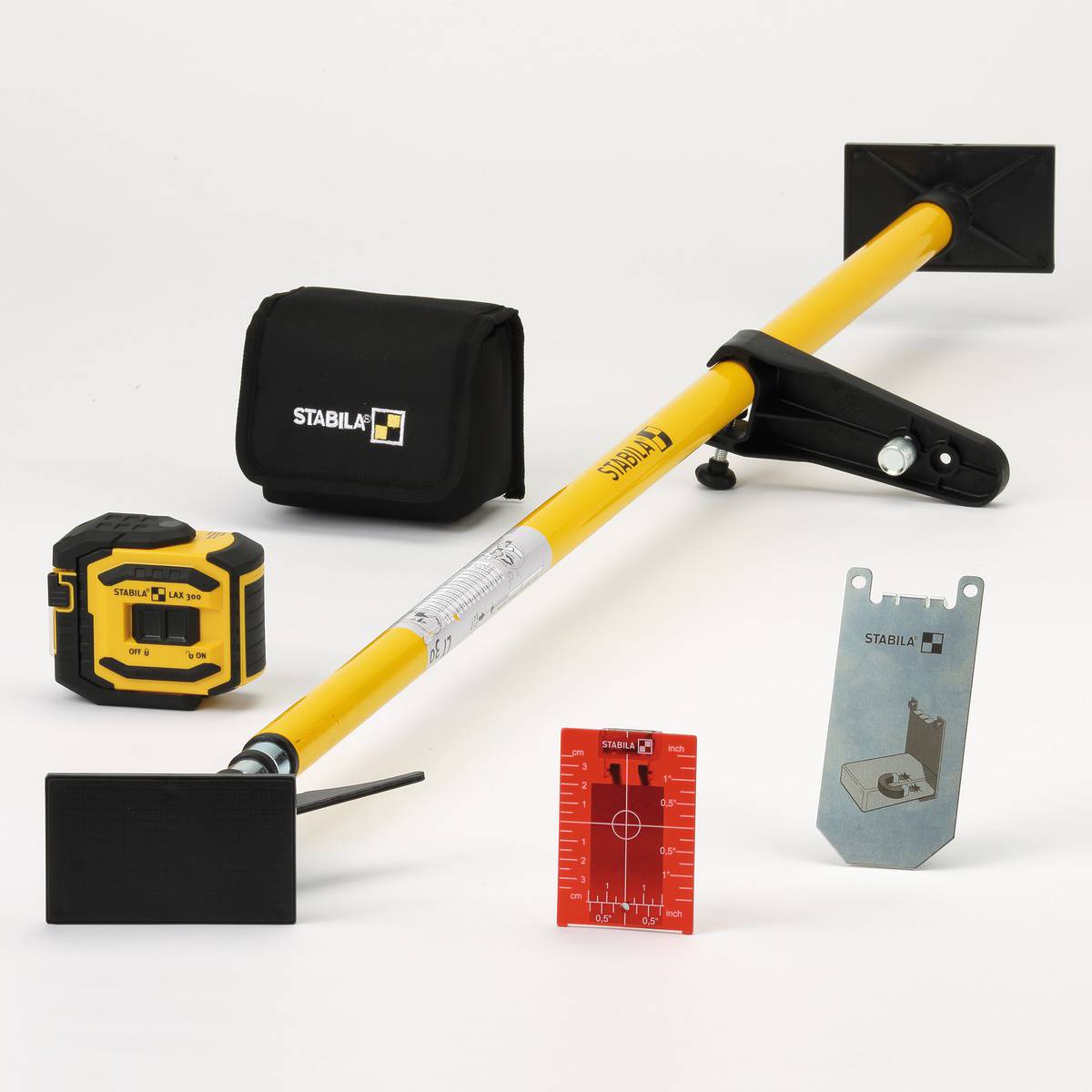 Stabila LAX 300, 5-pcs Kreuzlinienlaser selbstnivellierend Reichweite (max.): 20 m