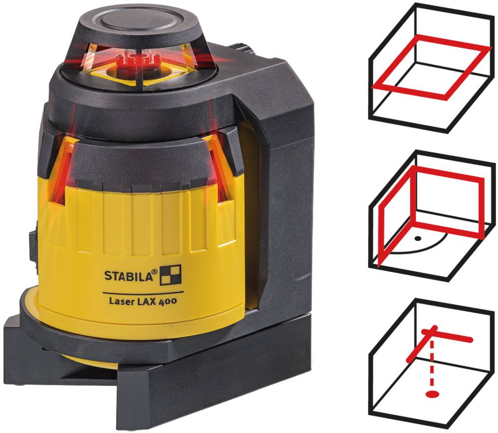 Stabila LAX 400, 6-pcs Multilinienlaser selbstnivellierend