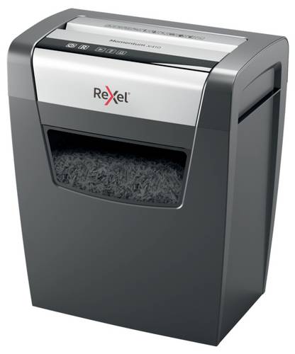 Rexel Momentum X410 Aktenvernichter 10 Blatt Mikroschnitt 4 x 28 mm P-4 23 l Vernichtet auch Heftkl