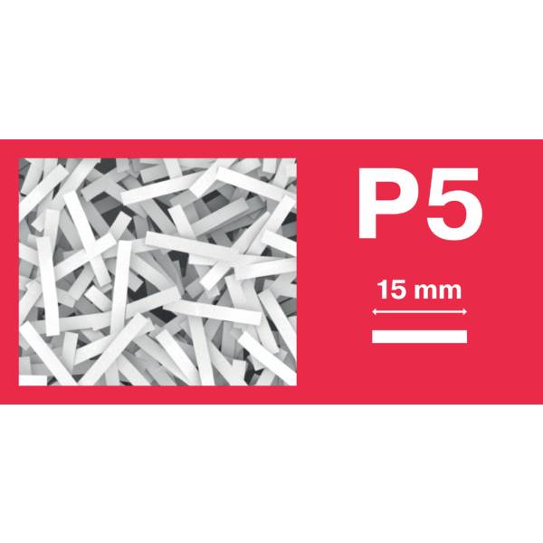 Rexel Momentum M510 Aktenvernichter 10 Blatt Mikroschnitt 2 x 15 mm P-5 23 l Vernichtet auch Heftklammern, Büroklammern