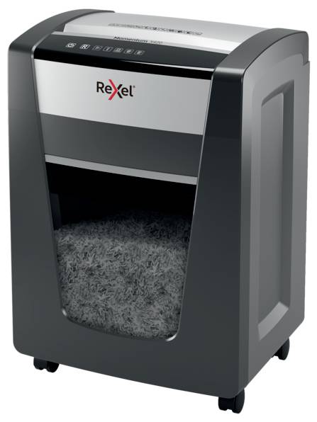 Rexel Momentum X420 Aktenvernichter 20 Blatt Mikroschnitt 4 x 40 mm P-4 30 l Vernichtet auch Heftkl