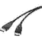 Renkforce DisplayPort Anschlusskabel DisplayPort Stecker, DisplayPort Stecker 20.00m Schwarz RF-3770962 vergoldete Steckkontakte