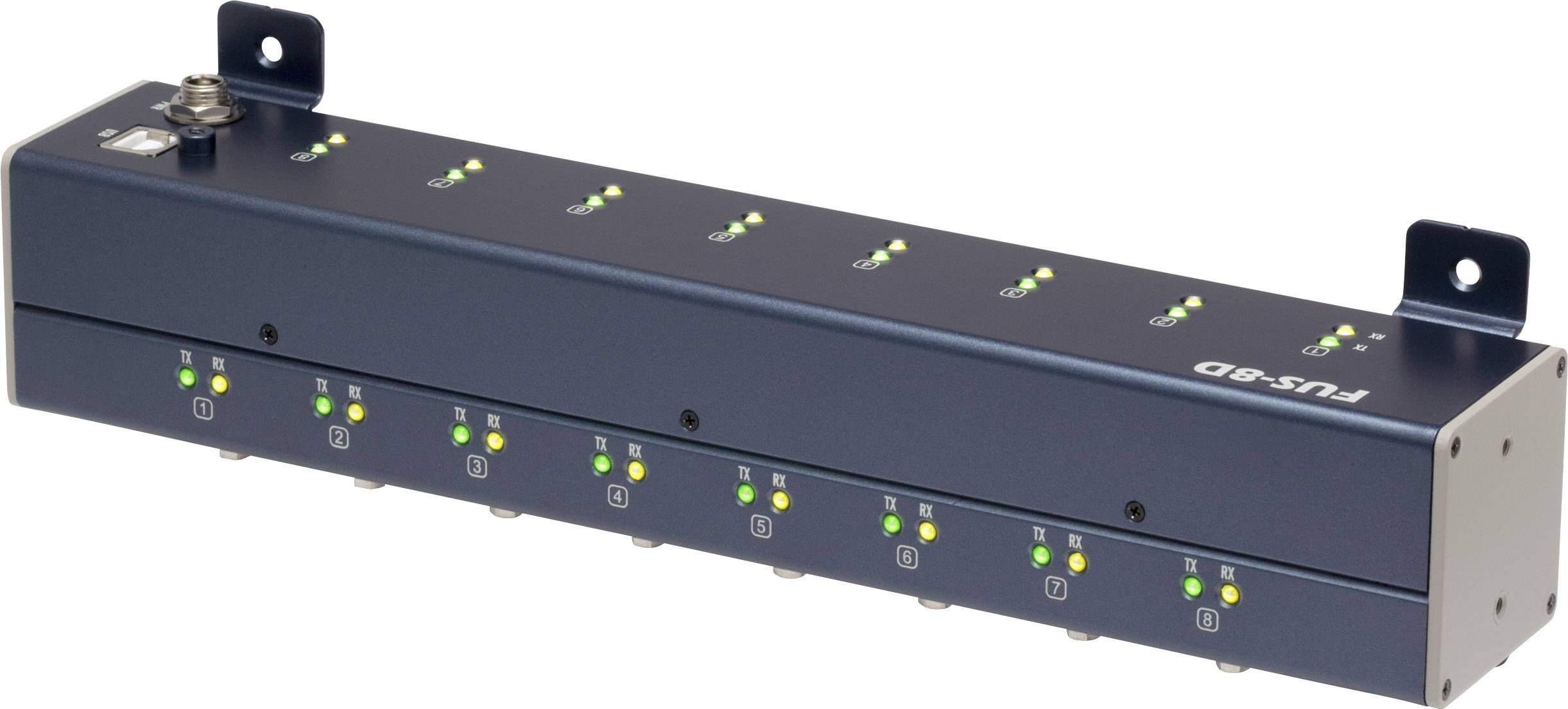 Renkforce 8 Port Seriell-Hub Schwarz