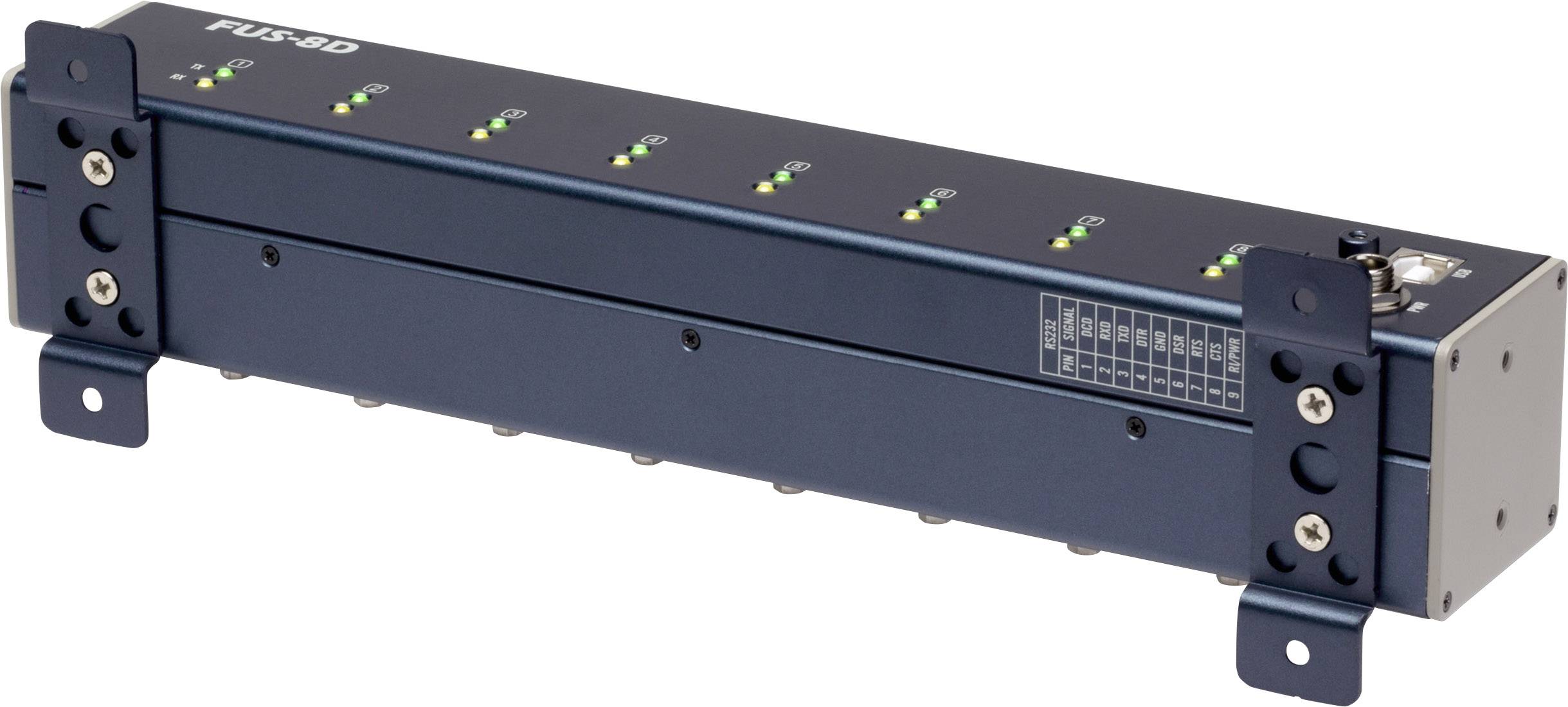 Renkforce 8 Port Seriell-Hub Schwarz