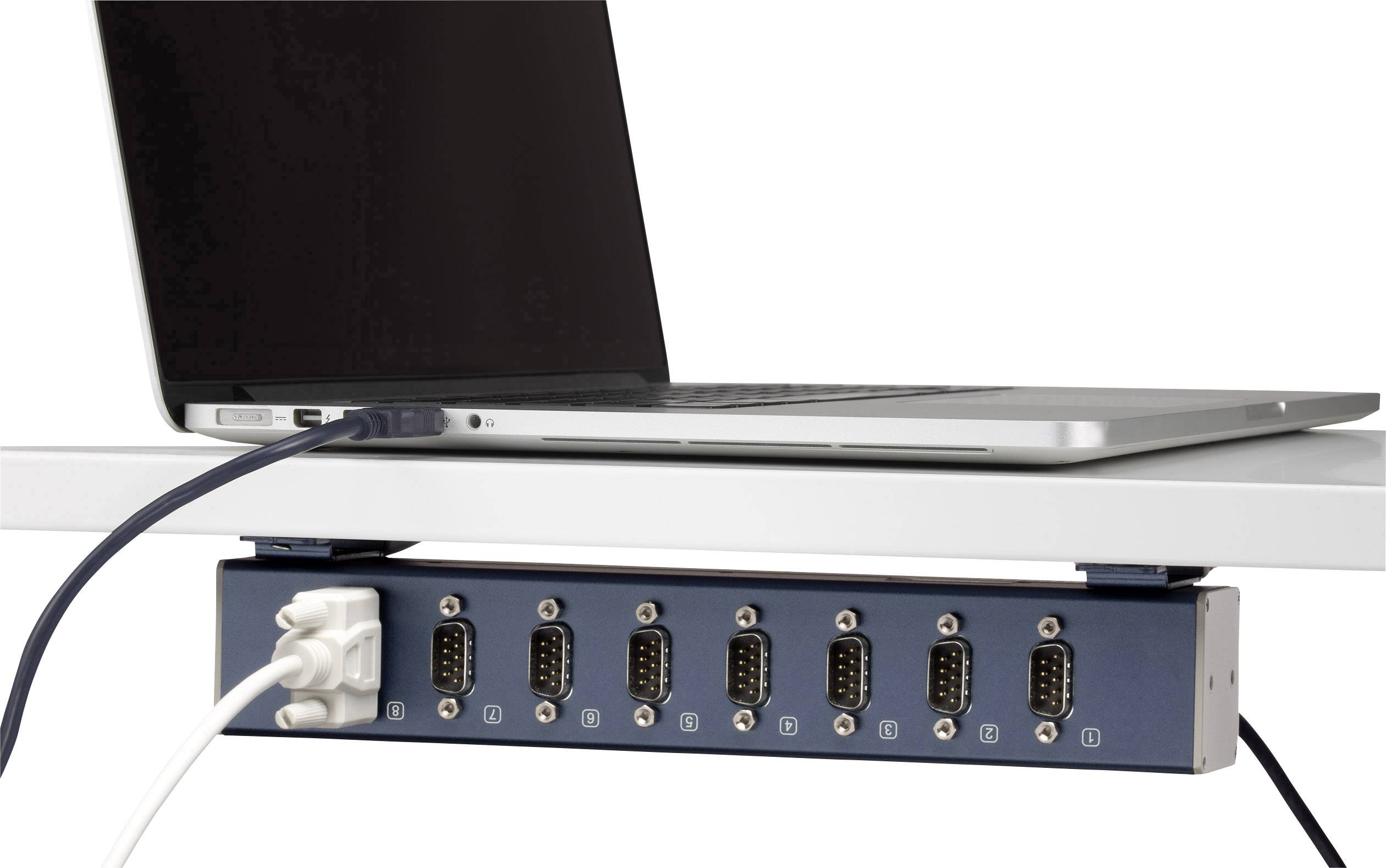 Renkforce 8 Port Seriell-Hub Schwarz