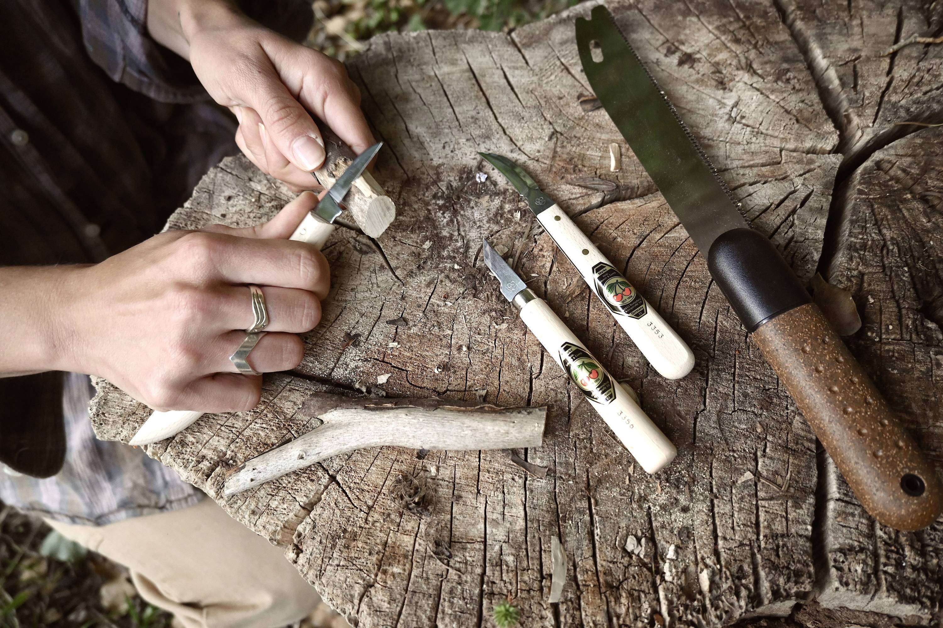 Kirschen 3363000 Kerbschnitzmesser