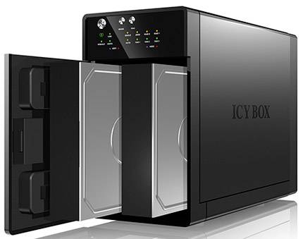 ICY BOX IB-RD3620SU3 - Festplatten-Array - 2 Schächte (SATA-600)