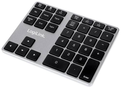LogiLink ID0187 Bluetooth® Nummernblock Silber