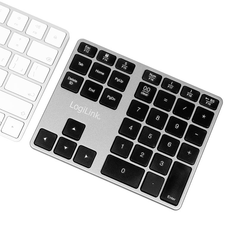 LogiLink ID0187 Bluetooth® Nummernblock Silber