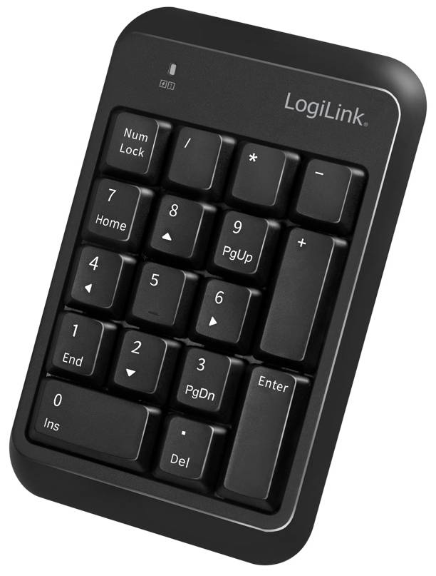 LogiLink ID0201 Bluetooth® Nummernblock Schwarz