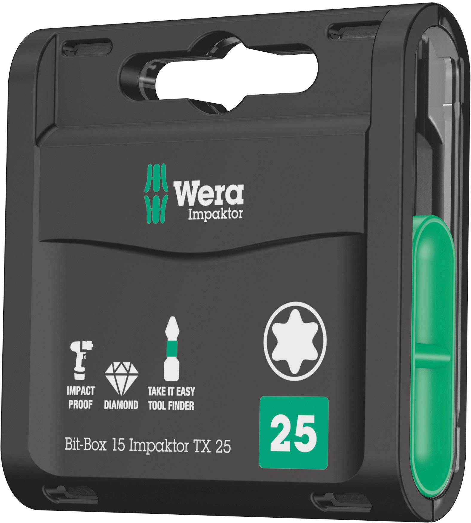 Wera Impaktor 05057775001 Bit-Set 15teilig