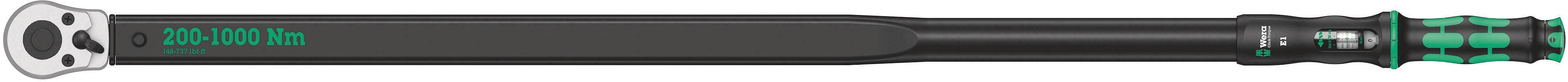 Drehmomentschlüssel Click-Torque E 1 3/4 Zoll 200-1000 Nm WERA