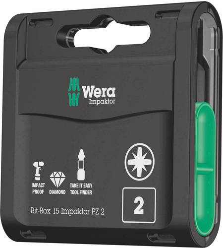 Wera Impaktor 05057763001 Bit-Set 15teilig