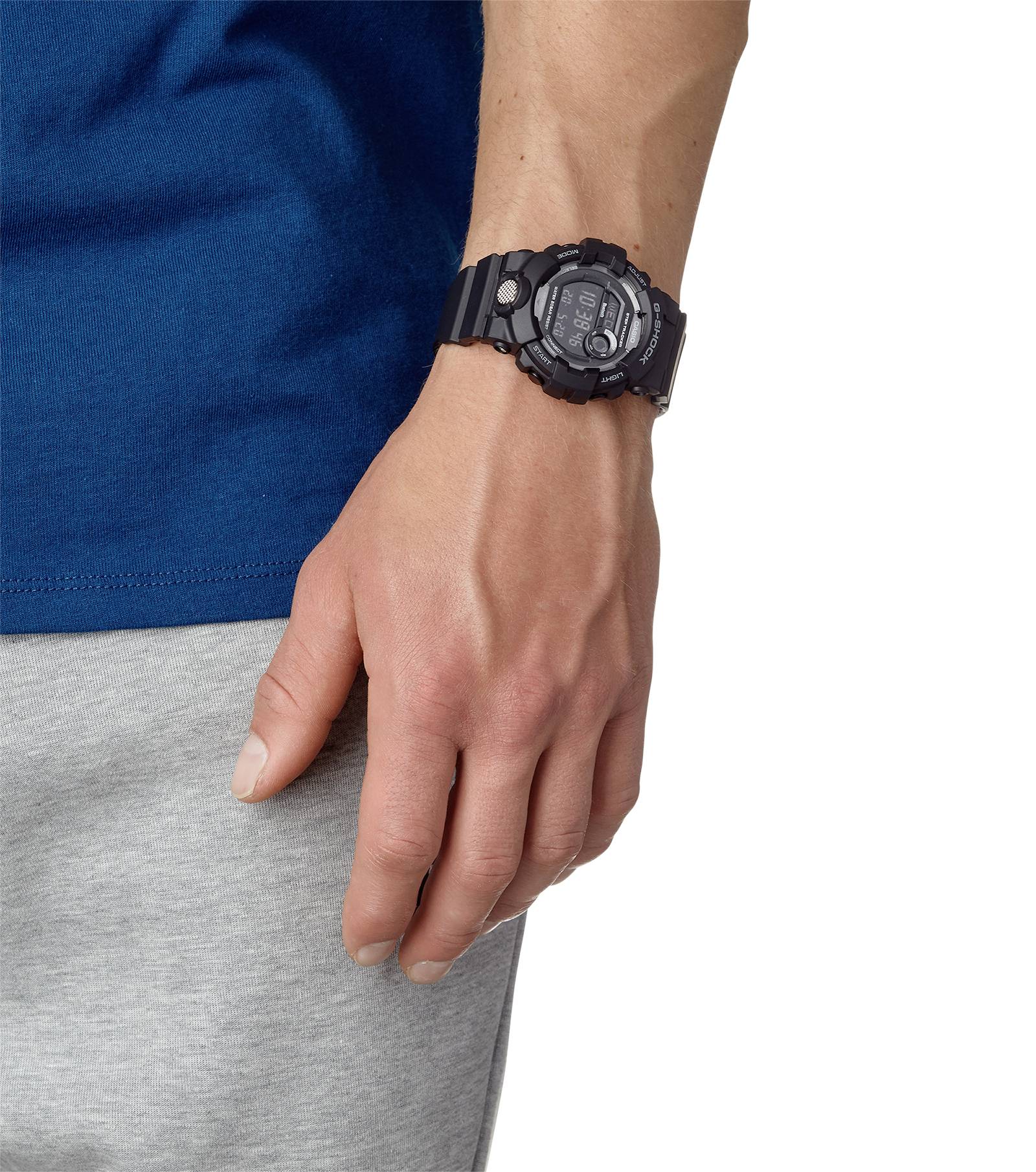 Casio Elektronik Armbanduhr GBD-800-1BER (L x B x H) 15.5 x 48.6 x 54.1mm Schwarz Gehäusematerial=Harz Material (Armband)=Harz