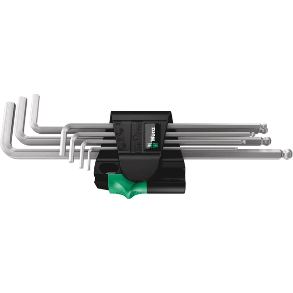Wera 950/7 Winkelschraubendreher-Set 1.5 mm, 2 mm, 2.5 mm, 3 mm, 4 mm, 5 mm, 6mm 7teilig Wera 950/7 Winkelschraubendreher-Set 1.5 mm, 2 mm, 2.5 mm, 3 mm, 4 mm, 5 mm, 6mm 7teilig
